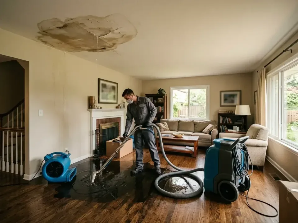 attic-pipe-burst-ceiling-drip-008 — frequently asked questions, Water Damage Restoration & Carpet Care in Heartland, TX